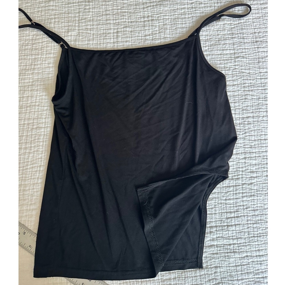 DISSH Bowie Black Long Sleeve Knit Top Off Shoulder Sheer Ribbed DUF04120BK.600 - Picture 10 of 10